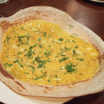 ガネーシュ - チキンドーサセット(2500円)のエッグドーサ(+150円)をご開帳