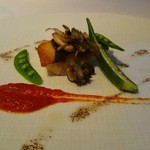 長崎県産イサキと旬の茸のロースト