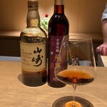 日本料理FUJI - ウイスキー「山崎」と味醂「飛鳥山」のカクテル