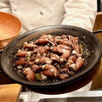 アカ - 2025.5.  蛍鳥賊とグリーンアスパラガスのパエリア