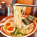 麺処 懐や - 塩には細麺かなーという事で、こちらを選ぶ