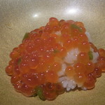 まんてん鮨 - いくら葉わさび