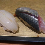 まんてん鮨 - いわし・するめイカ