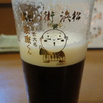 酒肴遊善 じねん - 生ビール　ハーフ＆ハーフ　2014.08