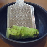 酒肴遊善 じねん - 清水産のわさびで。　2014.08