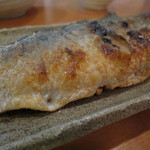 酒肴遊善 じねん - さば　塩焼き　舞阪　2014.08