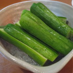 酒肴遊善 じねん - みにきゅうり　農園ヴェルデリコ　浜松　2014.08