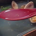 酒肴遊善 じねん - 将軍あさり酒蒸し　2014.08