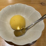 てんぷら 下村 - マンゴーシャーベット