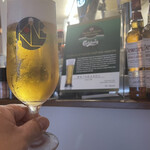 幸せバル KANEL. 船橋イタリアン店 - 神泡店に表彰された　カールスバーグの生ビール