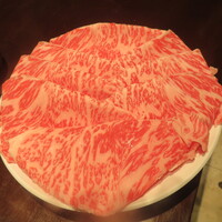 しゃぶしゃぶ・日本料理 木曽路 銀座５丁目店 - 和牛霜降り肉