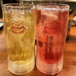 琉球焼肉NAKAMA - ハイビスカスサワー660円
さんぴんハイ550円