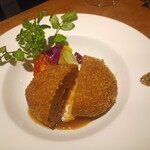 茅場町食堂 History by moto since 2010 - チーズinメンチカツ