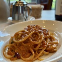 トラットリア グランボッカ - ズワイガニと渡り蟹のリングイネ
