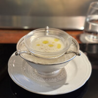 横浜うかい亭 - 新玉ねぎの冷製スープ