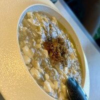 GINZA ONO Gratia -Smoke Dining- - 前菜の白麻婆豆腐。辛くないです