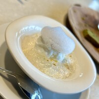 GINZA ONO Gratia -Smoke Dining- - デザートのブラマンジェ