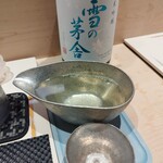 鮨 なかや - 雪の芽舎純米吟醸/秋田一合1430円