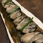 山海倶楽部 - 牡蠣の昆布焼き