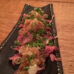 山海倶楽部 - 牛肉たたき