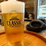 晩酌 餐月 - 最初はビール☆からのワイン→日本酒が多め