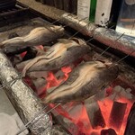 山海倶楽部 - ほっけの炭火焼き