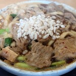 白山峠茶屋 - 料理写真:もつ煮込みうどん ¥1000