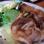つばき食堂 - 豚肉生姜焼き