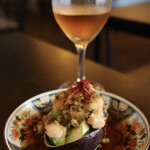 高円寺 ばか同士。 - タコとアボガドの自家製ちりポン酢