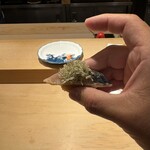 鮨 一二郎 - 鯖の朧昆布のせ