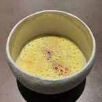 nôtori - 陸作信玄えび（オニテナガエビ）ラビオリ ビスクのソース 山梨県産レモン サフランの泡ソース