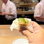 鮨 一二郎 - 桜鱒サンド