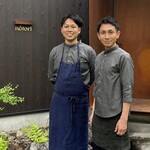 nôtori - オーナーシェフ堀内浩平氏とオーナーソムリエ堀内茂一郎氏