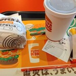 バーガーキング - 料理写真:チーズバーガー ワッパージュニア セット