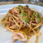 リトルネスト - 海老と空豆のトマトクリーム