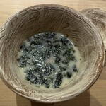 佐野鮨 - 小柱と海苔の茶碗蒸し