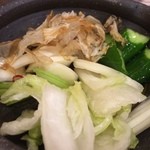 かばちゃん食堂 - 漬物三種盛り