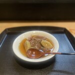 馳走飯田 - 若狭牛えびいものすき焼き風❤︎