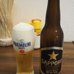 大阪 いか焼き家 - ビール