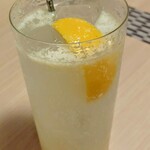 焼肉の名門 天壇 - 岩城島のレモンサワー