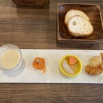 cafe&diner Foglia - 前菜4品です。