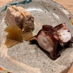 すしやのたい悟 - 煮蛸さんと鮟肝さんでーす。②