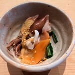 すしやのたい悟 - 貝のぬた和えさんでーす。②