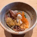 すしやのたい悟 - 貝のぬた和えさんでーす。①