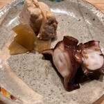 すしやのたい悟 - 煮蛸さんと鮟肝さんでーす。④