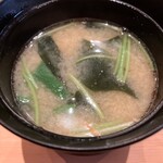 すしやのたい悟 - お味噌汁さんでーす。②