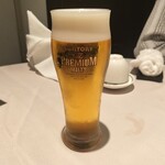 中国飯店 - プレミアムモルツ生ビール