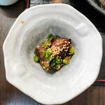 はまさき村 - 小鉢（茄子の煮浸し）