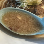 麺屋 丸福 - 牛骨スープの旨味