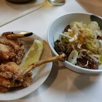 鳥椿 - チューリップと油淋肝